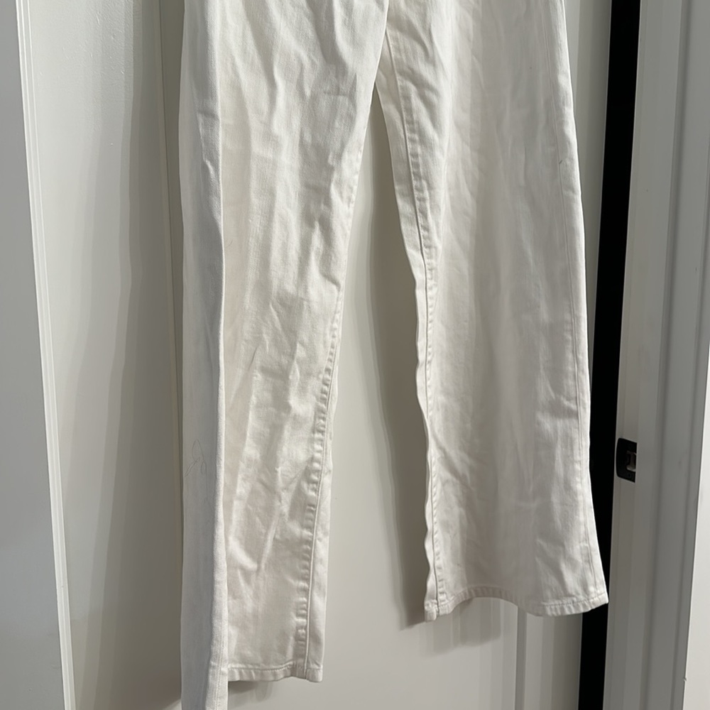 NWT Banana Republic White Wide Leg Jeans - Picture 5 of 5